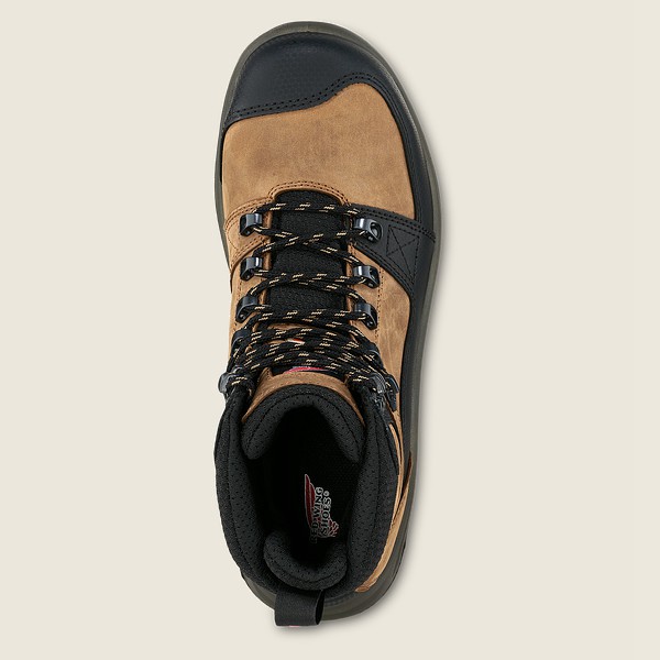 Botas de Seguridad Red Wing Hombre Marrom/Negros - Trades - 6-Inch Waterproof Csa Toe - 132-WLGSXU